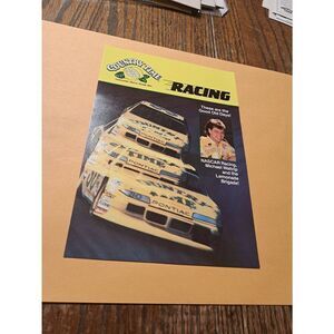 Vintage 1989 Michael Waltrip Country Time Racing Driver Card NASCAR Pontiac